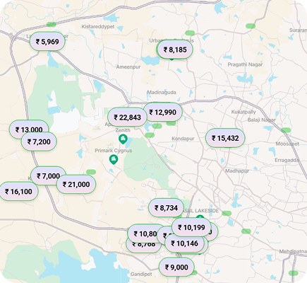 view prices on map
